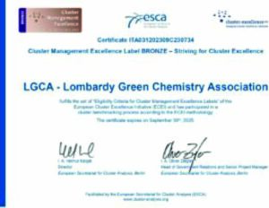 LGCA ottiene il certificato di eccellenza “Bronze Label”